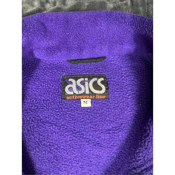Vintage ASICS quarters zip pull‎ over sweater size M - Picture 3 of 11